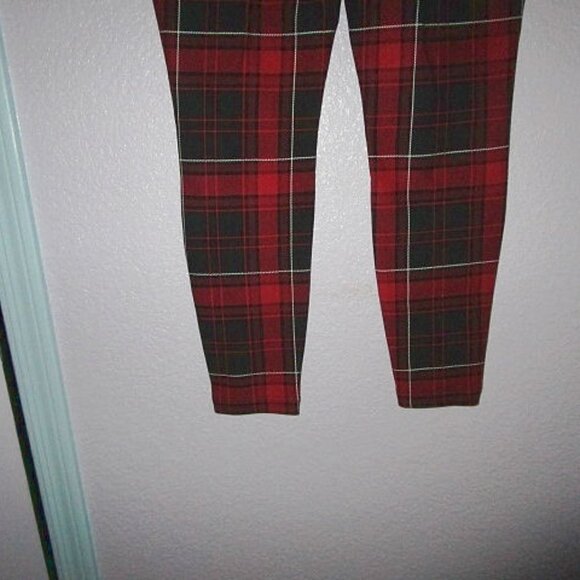 Torrid Studio Luxe Ponte Pixie Pants Size 00 M L Pockets Crop Stretch Tartan NEW - Picture 8 of 11